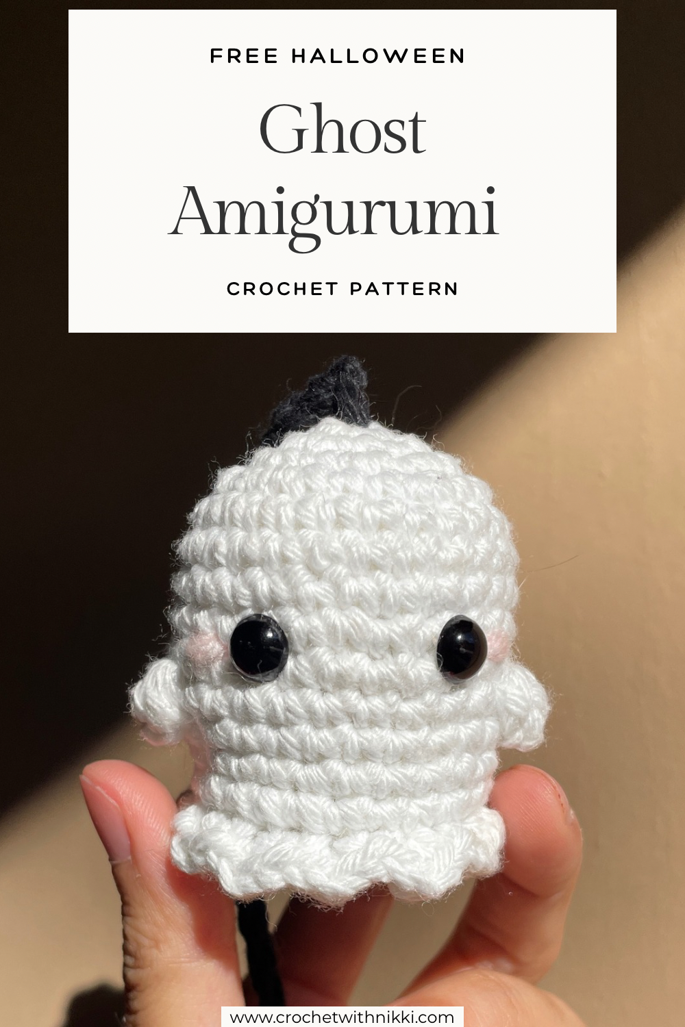 Free Halloween Ghost Amigurumi Crochet Pattern